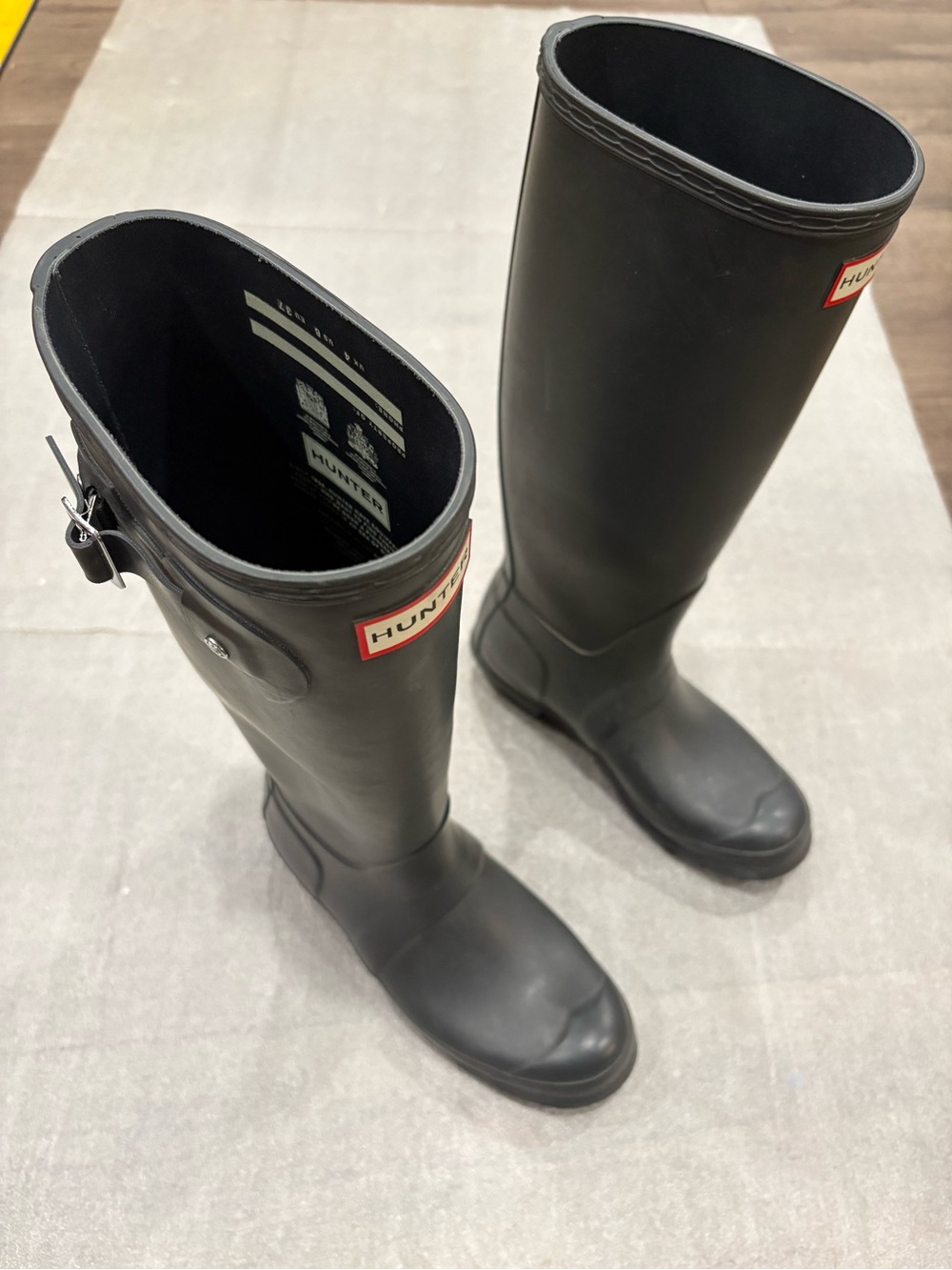 [US6]Hunter Original Tall Black Rain Boots